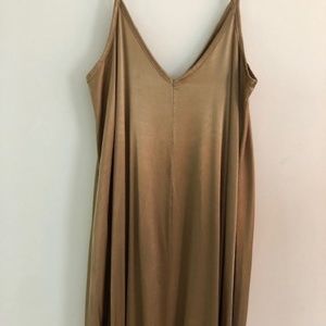 Mist Gold ITALIAN MAXI DRESS Women M/L